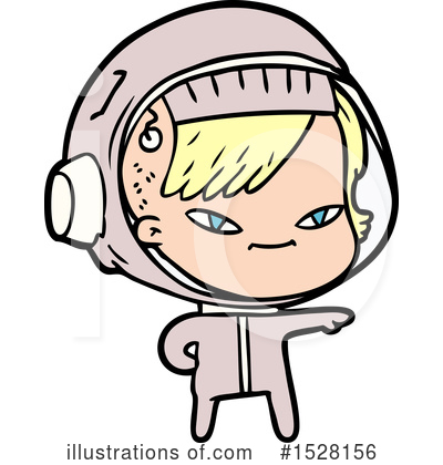 Royalty-Free (RF) Astronaut Clipart Illustration by lineartestpilot - Stock Sample #1528156