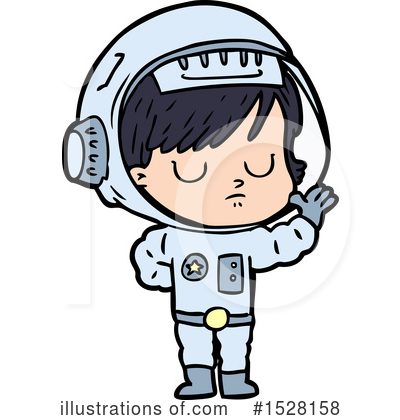 Royalty-Free (RF) Astronaut Clipart Illustration by lineartestpilot - Stock Sample #1528158