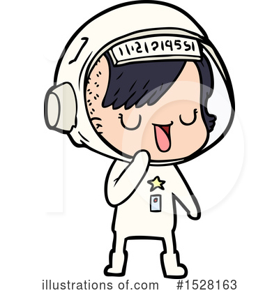 Royalty-Free (RF) Astronaut Clipart Illustration by lineartestpilot - Stock Sample #1528163