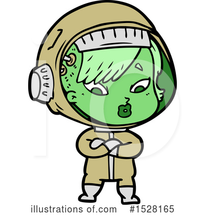 Royalty-Free (RF) Astronaut Clipart Illustration by lineartestpilot - Stock Sample #1528165