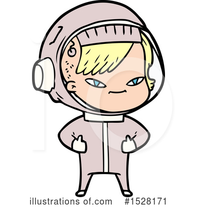 Royalty-Free (RF) Astronaut Clipart Illustration by lineartestpilot - Stock Sample #1528171