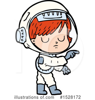 Royalty-Free (RF) Astronaut Clipart Illustration by lineartestpilot - Stock Sample #1528172