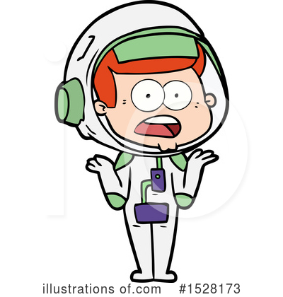 Royalty-Free (RF) Astronaut Clipart Illustration by lineartestpilot - Stock Sample #1528173