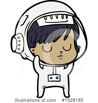 Royalty-Free (RF) Astronaut Clipart Illustration by lineartestpilot - Stock Sample #1528185