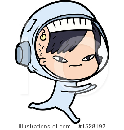 Royalty-Free (RF) Astronaut Clipart Illustration by lineartestpilot - Stock Sample #1528192