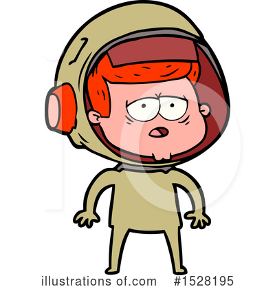 Royalty-Free (RF) Astronaut Clipart Illustration by lineartestpilot - Stock Sample #1528195