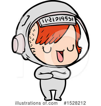 Royalty-Free (RF) Astronaut Clipart Illustration by lineartestpilot - Stock Sample #1528212