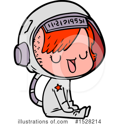 Royalty-Free (RF) Astronaut Clipart Illustration by lineartestpilot - Stock Sample #1528214
