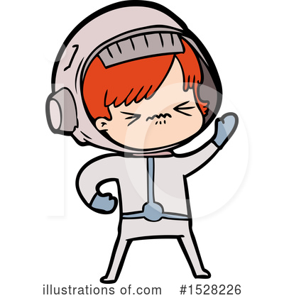 Royalty-Free (RF) Astronaut Clipart Illustration by lineartestpilot - Stock Sample #1528226