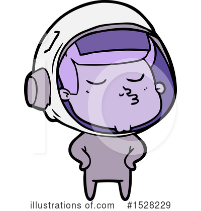 Royalty-Free (RF) Astronaut Clipart Illustration by lineartestpilot - Stock Sample #1528229
