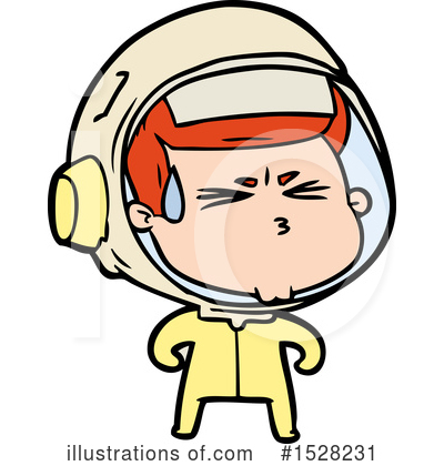 Royalty-Free (RF) Astronaut Clipart Illustration by lineartestpilot - Stock Sample #1528231