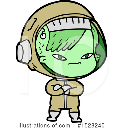 Royalty-Free (RF) Astronaut Clipart Illustration by lineartestpilot - Stock Sample #1528240