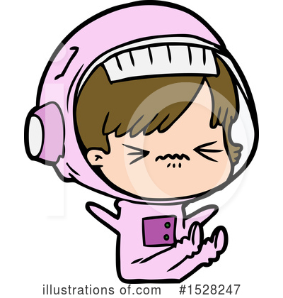 Royalty-Free (RF) Astronaut Clipart Illustration by lineartestpilot - Stock Sample #1528247