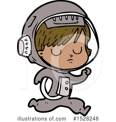 Royalty-Free (RF) Astronaut Clipart Illustration by lineartestpilot - Stock Sample #1528248