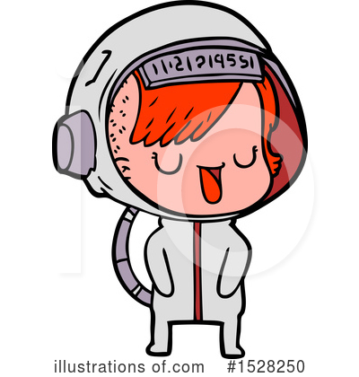 Royalty-Free (RF) Astronaut Clipart Illustration by lineartestpilot - Stock Sample #1528250