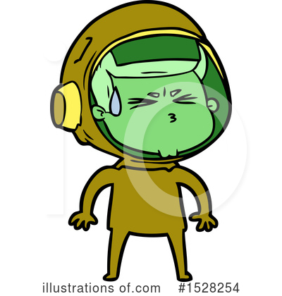 Royalty-Free (RF) Astronaut Clipart Illustration by lineartestpilot - Stock Sample #1528254