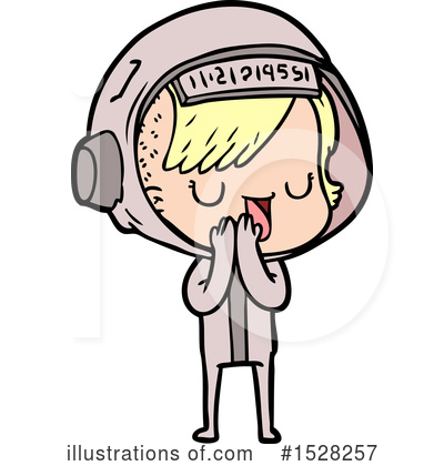 Royalty-Free (RF) Astronaut Clipart Illustration by lineartestpilot - Stock Sample #1528257