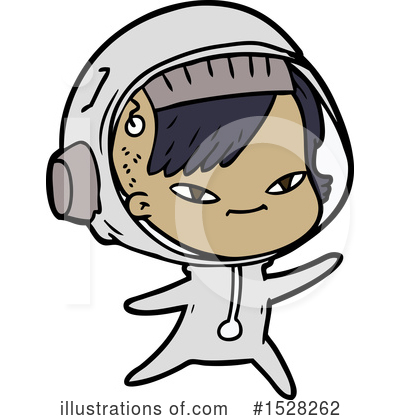 Royalty-Free (RF) Astronaut Clipart Illustration by lineartestpilot - Stock Sample #1528262