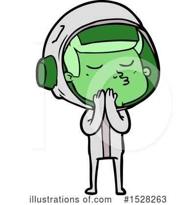 Royalty-Free (RF) Astronaut Clipart Illustration by lineartestpilot - Stock Sample #1528263