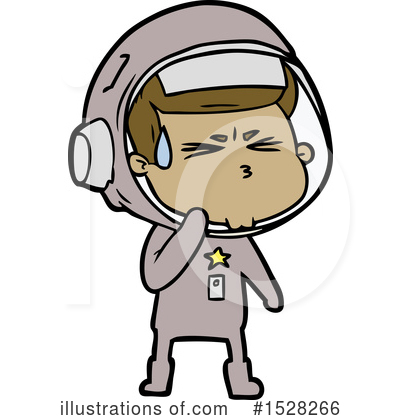 Royalty-Free (RF) Astronaut Clipart Illustration by lineartestpilot - Stock Sample #1528266