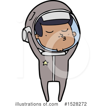 Royalty-Free (RF) Astronaut Clipart Illustration by lineartestpilot - Stock Sample #1528272