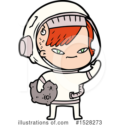 Royalty-Free (RF) Astronaut Clipart Illustration by lineartestpilot - Stock Sample #1528273