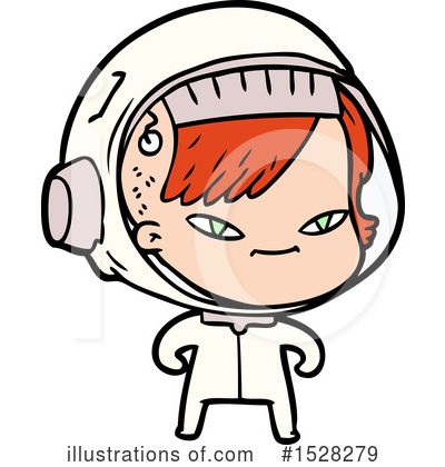 Royalty-Free (RF) Astronaut Clipart Illustration by lineartestpilot - Stock Sample #1528279