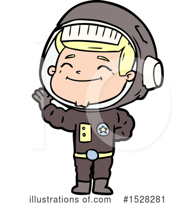 Royalty-Free (RF) Astronaut Clipart Illustration by lineartestpilot - Stock Sample #1528281