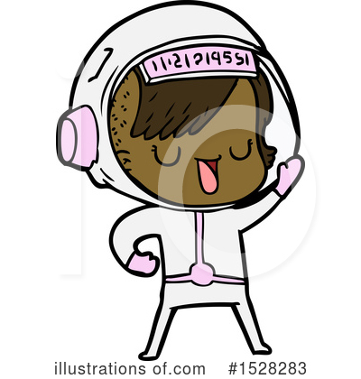Royalty-Free (RF) Astronaut Clipart Illustration by lineartestpilot - Stock Sample #1528283