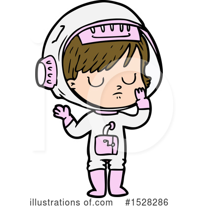 Royalty-Free (RF) Astronaut Clipart Illustration by lineartestpilot - Stock Sample #1528286