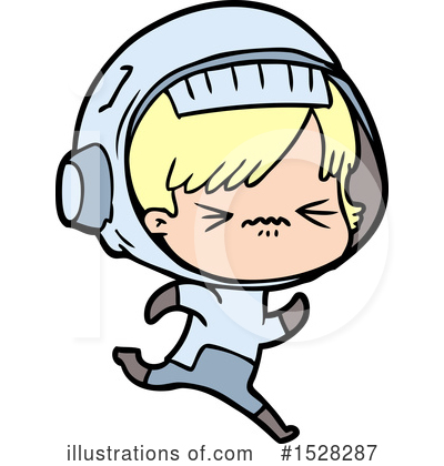 Royalty-Free (RF) Astronaut Clipart Illustration by lineartestpilot - Stock Sample #1528287