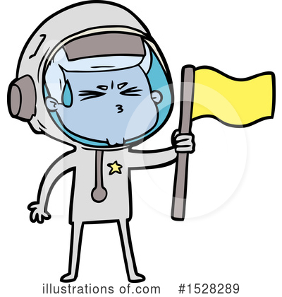 Royalty-Free (RF) Astronaut Clipart Illustration by lineartestpilot - Stock Sample #1528289