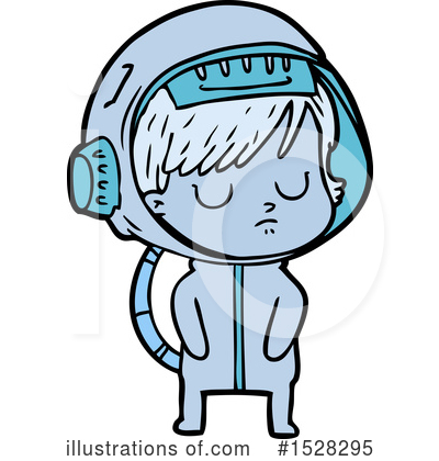 Royalty-Free (RF) Astronaut Clipart Illustration by lineartestpilot - Stock Sample #1528295