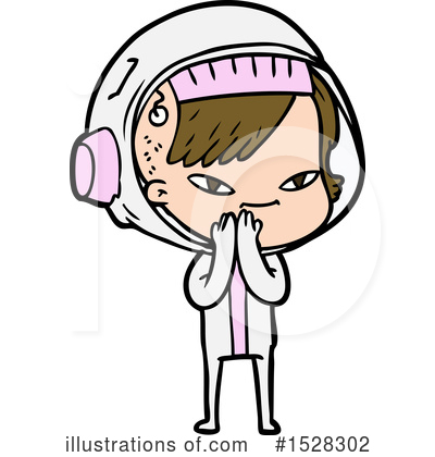 Royalty-Free (RF) Astronaut Clipart Illustration by lineartestpilot - Stock Sample #1528302