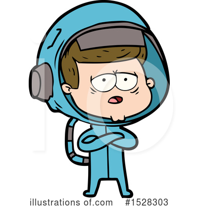 Royalty-Free (RF) Astronaut Clipart Illustration by lineartestpilot - Stock Sample #1528303