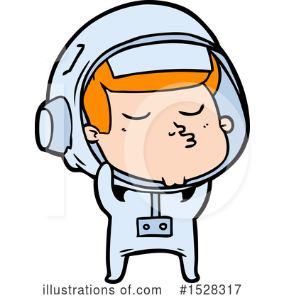 Royalty-Free (RF) Astronaut Clipart Illustration by lineartestpilot - Stock Sample #1528317