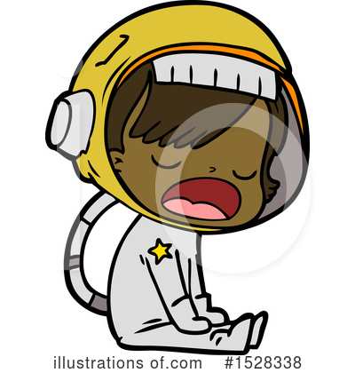 Royalty-Free (RF) Astronaut Clipart Illustration by lineartestpilot - Stock Sample #1528338