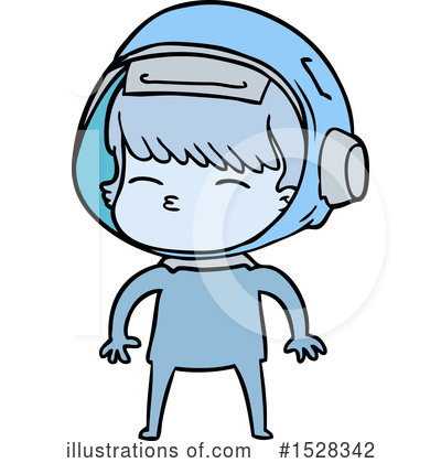 Royalty-Free (RF) Astronaut Clipart Illustration by lineartestpilot - Stock Sample #1528342