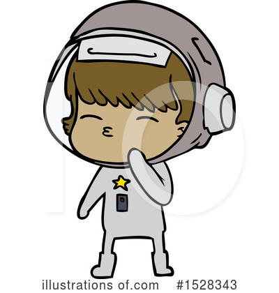 Royalty-Free (RF) Astronaut Clipart Illustration by lineartestpilot - Stock Sample #1528343