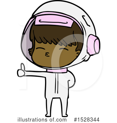 Royalty-Free (RF) Astronaut Clipart Illustration by lineartestpilot - Stock Sample #1528344