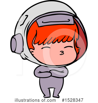 Royalty-Free (RF) Astronaut Clipart Illustration by lineartestpilot - Stock Sample #1528347
