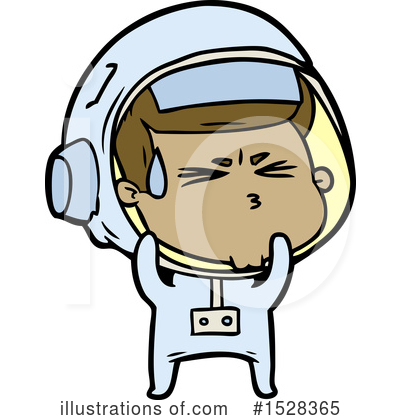 Royalty-Free (RF) Astronaut Clipart Illustration by lineartestpilot - Stock Sample #1528365