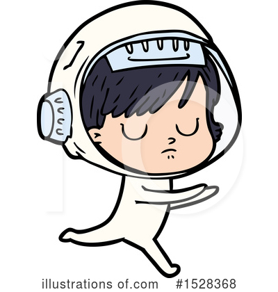 Royalty-Free (RF) Astronaut Clipart Illustration by lineartestpilot - Stock Sample #1528368