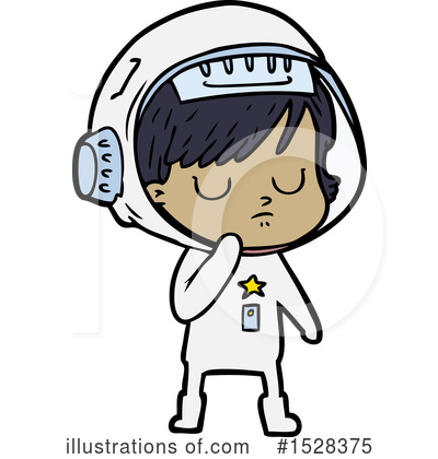 Royalty-Free (RF) Astronaut Clipart Illustration by lineartestpilot - Stock Sample #1528375