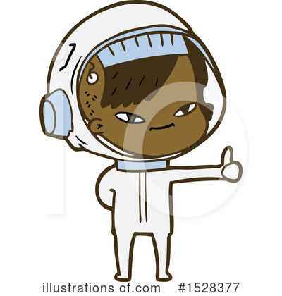 Royalty-Free (RF) Astronaut Clipart Illustration by lineartestpilot - Stock Sample #1528377