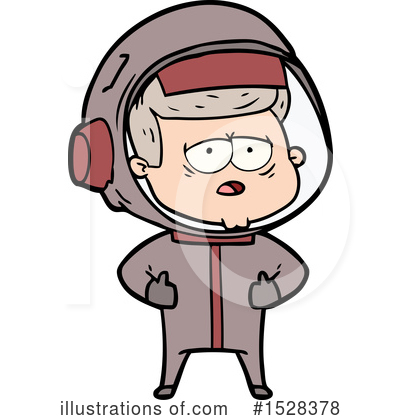 Royalty-Free (RF) Astronaut Clipart Illustration by lineartestpilot - Stock Sample #1528378