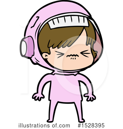 Royalty-Free (RF) Astronaut Clipart Illustration by lineartestpilot - Stock Sample #1528395
