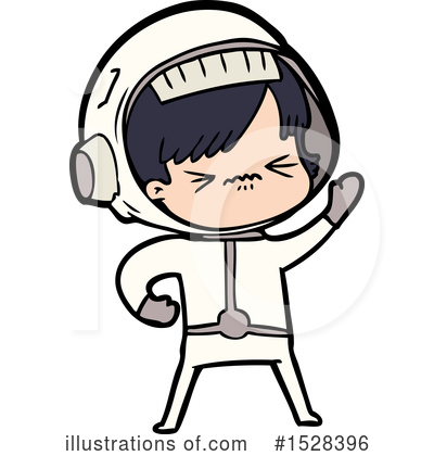 Royalty-Free (RF) Astronaut Clipart Illustration by lineartestpilot - Stock Sample #1528396