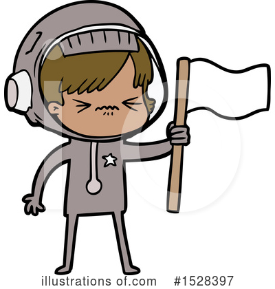 Royalty-Free (RF) Astronaut Clipart Illustration by lineartestpilot - Stock Sample #1528397