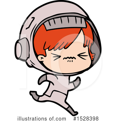 Royalty-Free (RF) Astronaut Clipart Illustration by lineartestpilot - Stock Sample #1528398